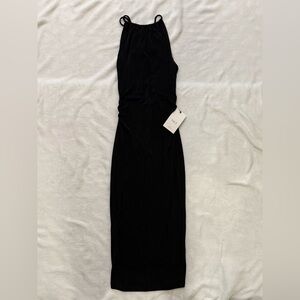 🖤 VICI Black Open-Back Midi Dress 🖤 Sz Small NWT